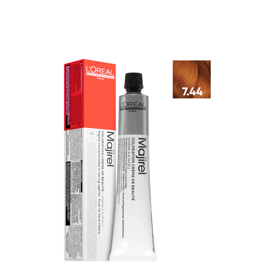Loreal Majirel coloración nº7.44