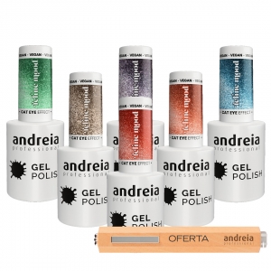 Andreia verniz gel coleção Feline Mood Oferta stick magnético