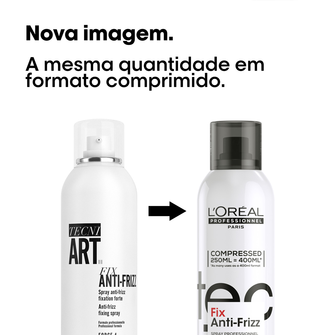 Loreal Tecniart fix anti frizz compressed