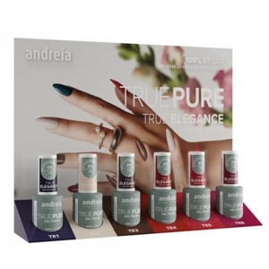 Andreia verniz gel True Pure coleção Elegance com expositor