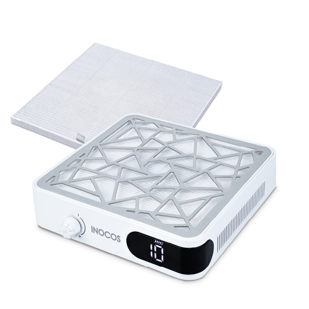 Inocos aspirador de pó de unhas gel Infinity Portable + filtro