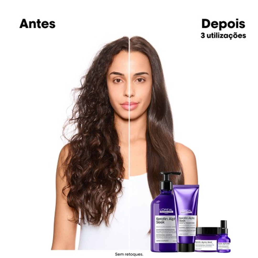 Loreal SE Keratin Alpha Sleek mascarilla