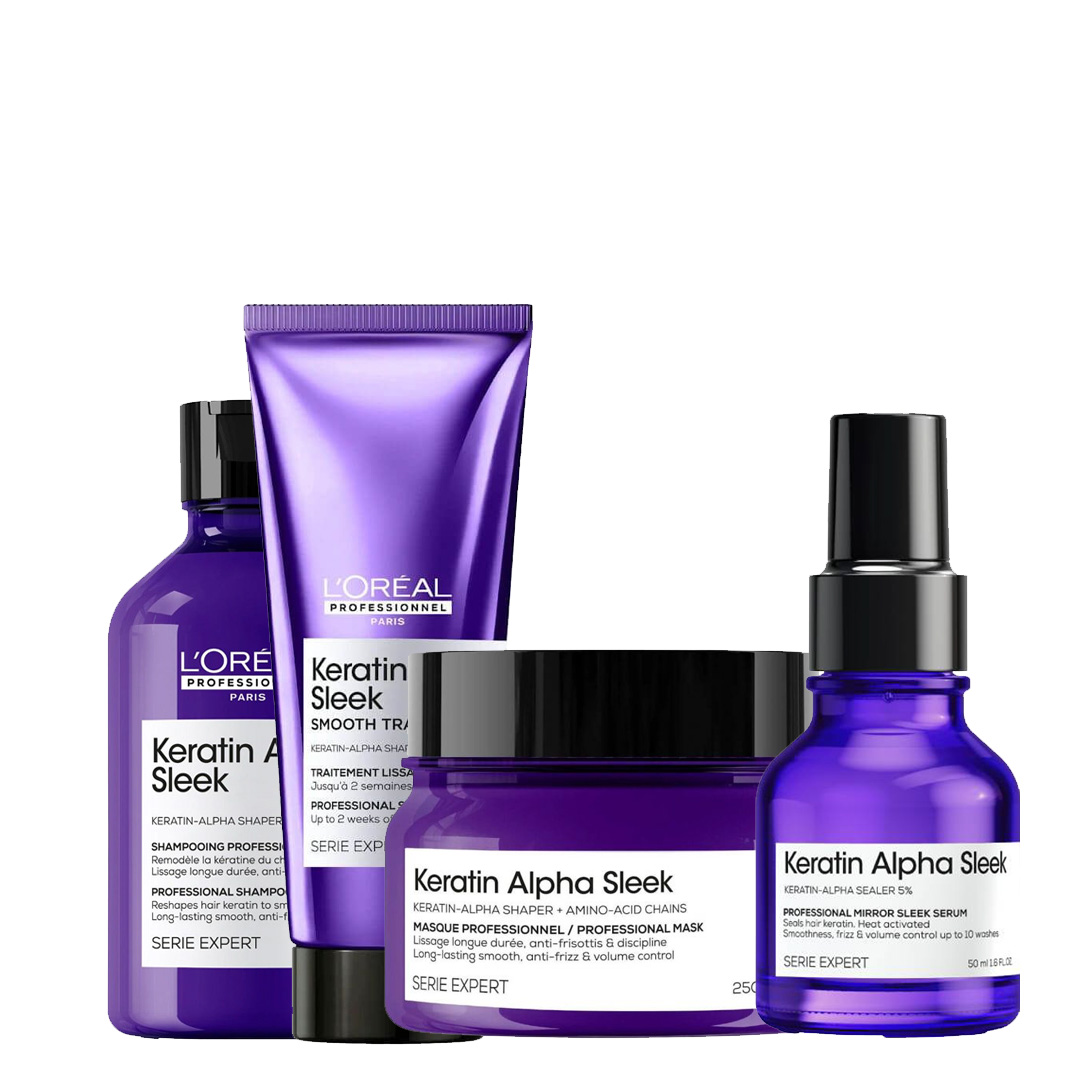 Loreal SE Keratin Alpha Sleek kit 7