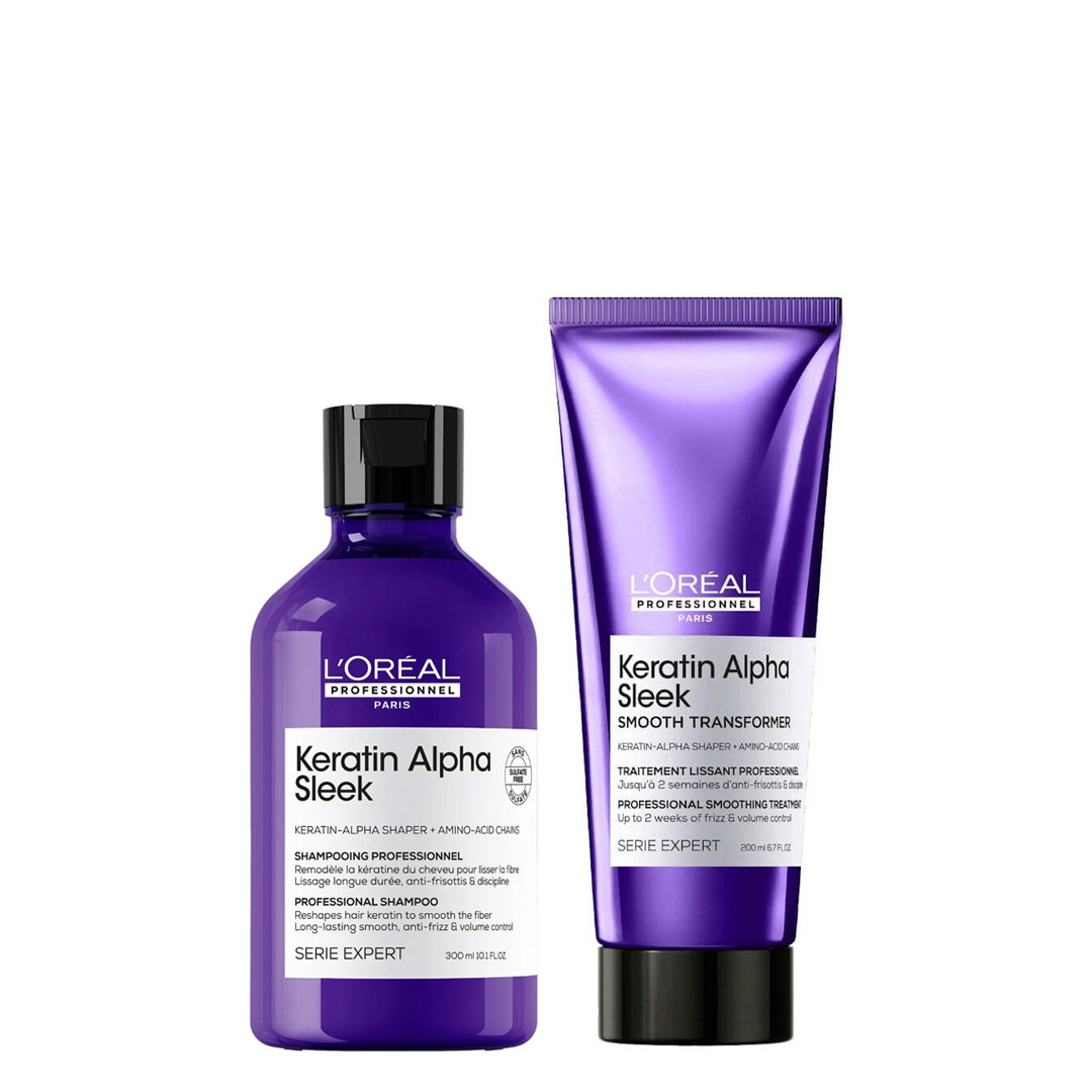 Loreal SE Keratin Alpha Sleek kit 9