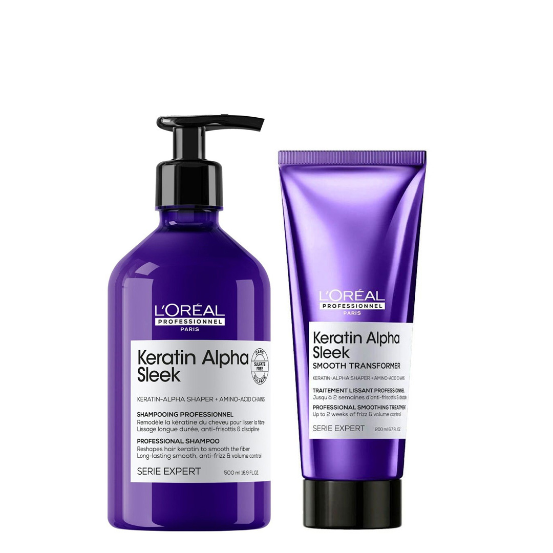 Loreal SE Keratin Alpha Sleek kit 10