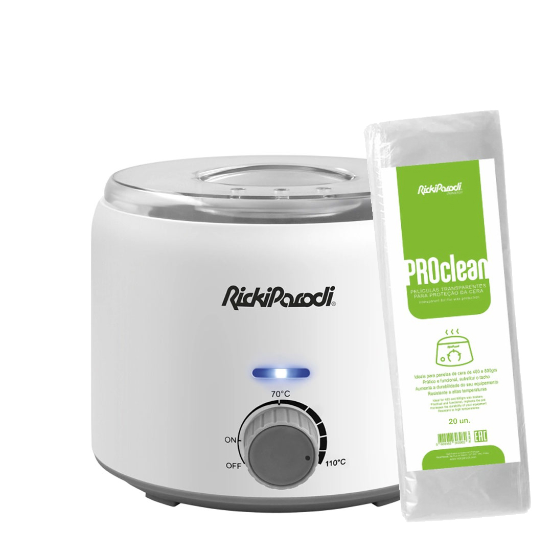 Rickiparodi panela cera Pr1me Wax 400 + Proclean proteção para cera