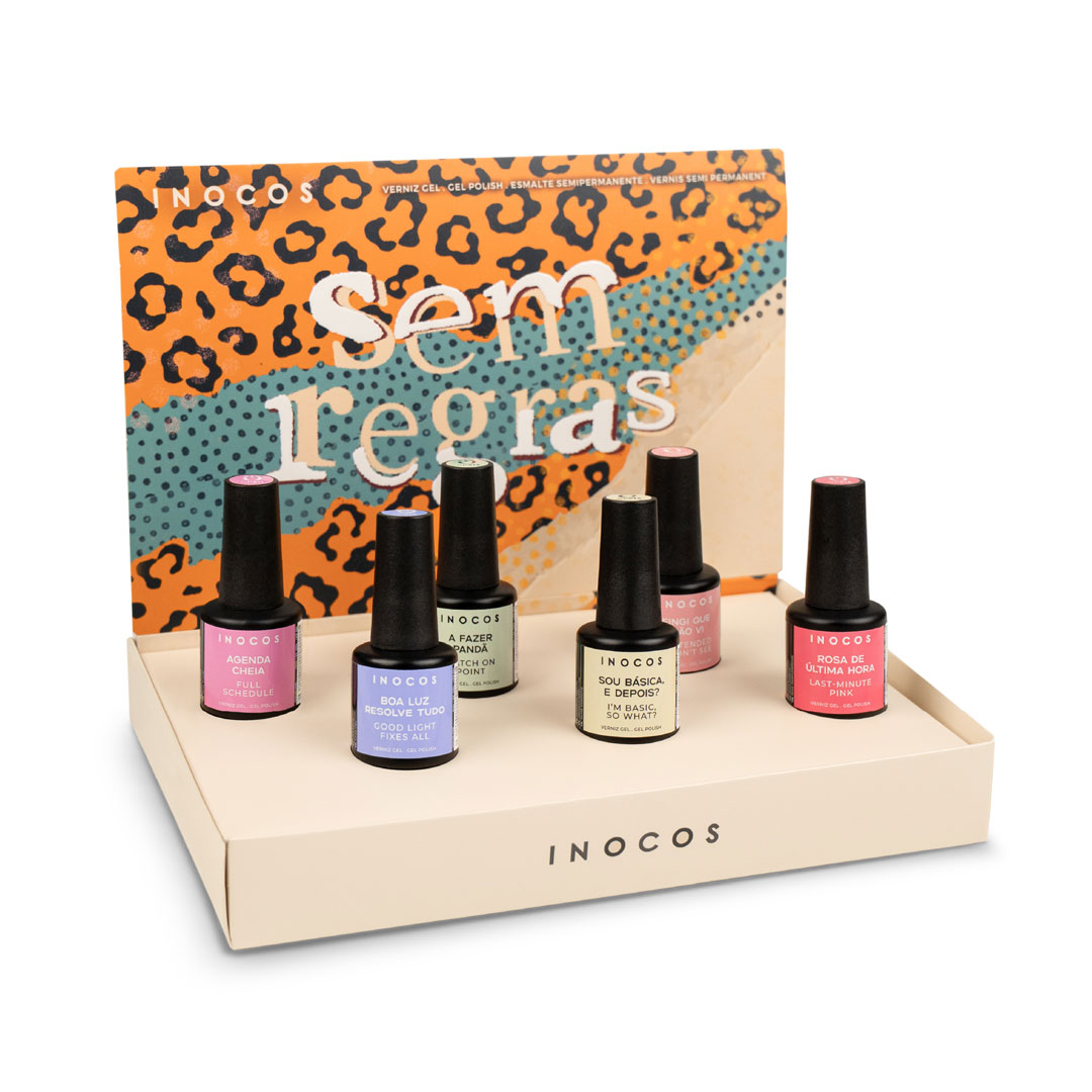 Inocos vernis gel Sem Regras presskit