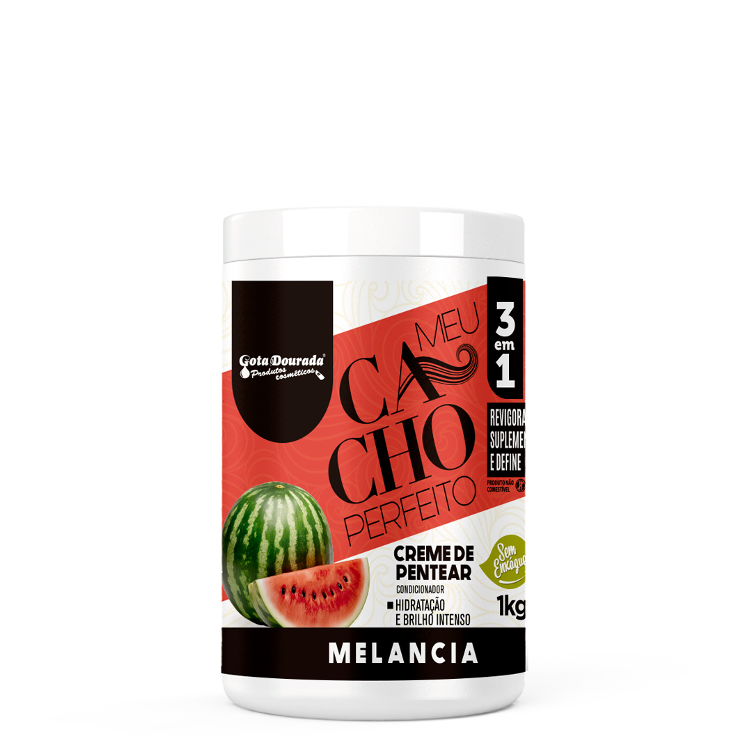 Gota Dourada Meu Cacho Perfeito crema para peinar sandía