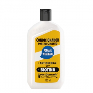 Gota Dourada Fortalecimento Biotina condicionador 430ml