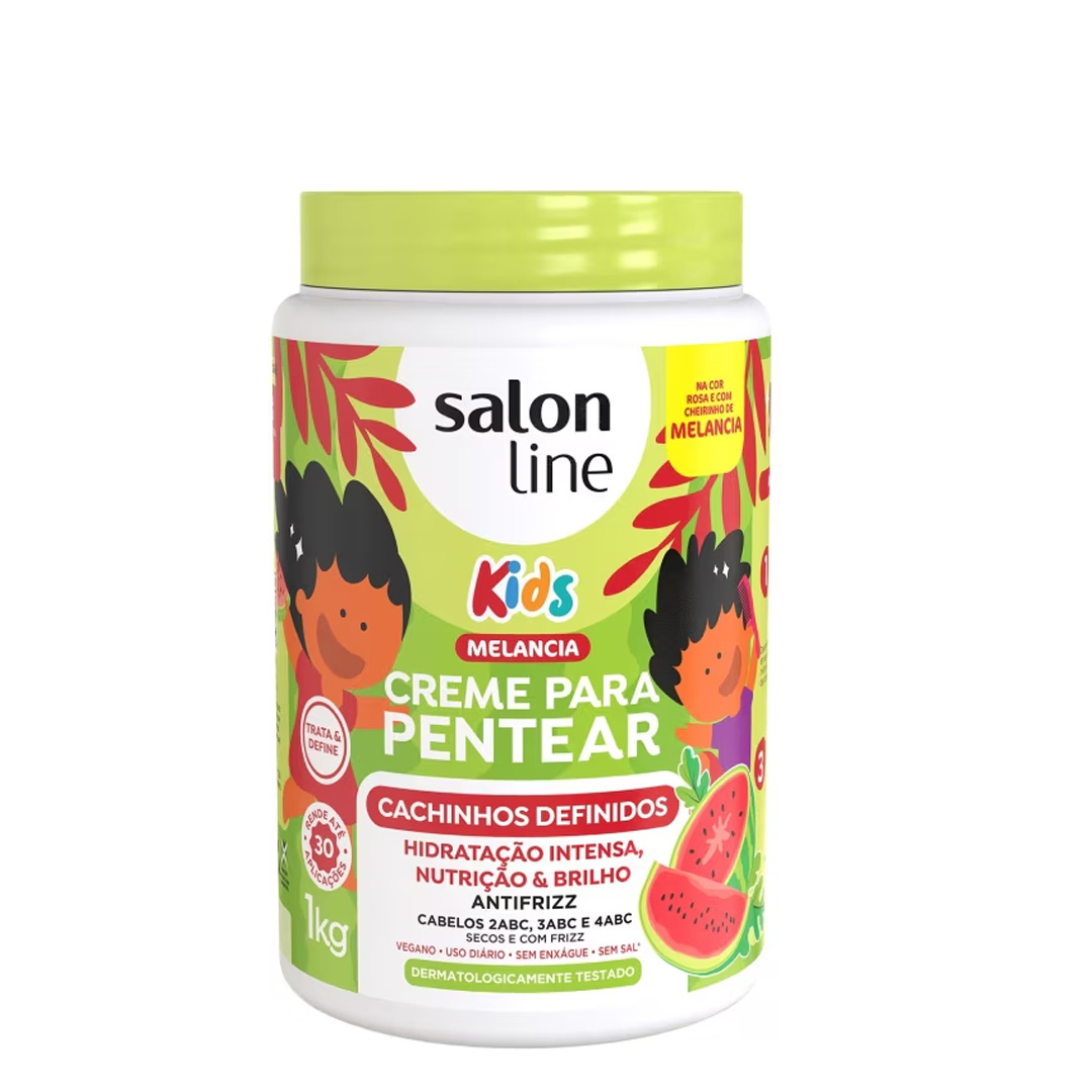 Salon Line kids watermelon styling cream for defined curls