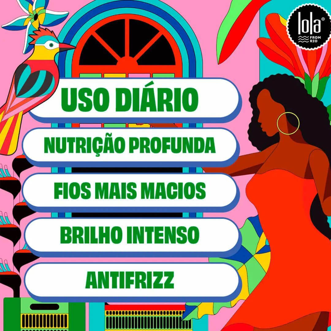 Lola Bossa crespos e cachos crema para peinar