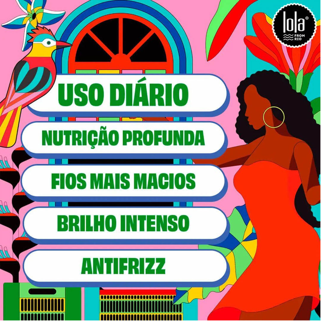 Lola Bossa crespos e cachos crema para peinar