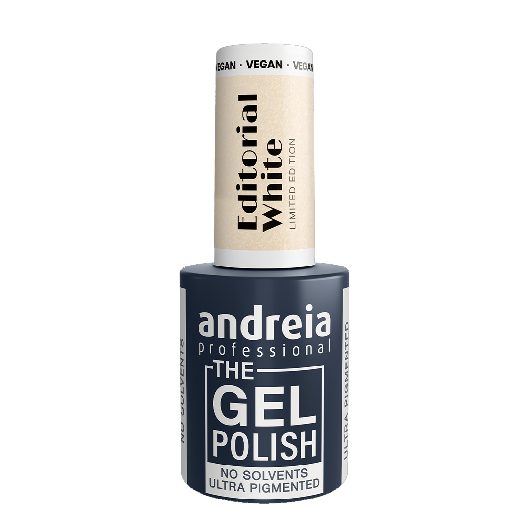 Andreia vernis à ongles gel Editorial White EW3 - Blanc