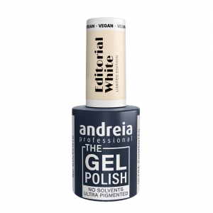 Andreia verniz gel Editorial White EW3 - Branco Metalizado 10.5ml