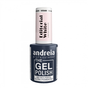 Andreia verniz gel Editorial White EW5 - Branco Rosado 10.5ml