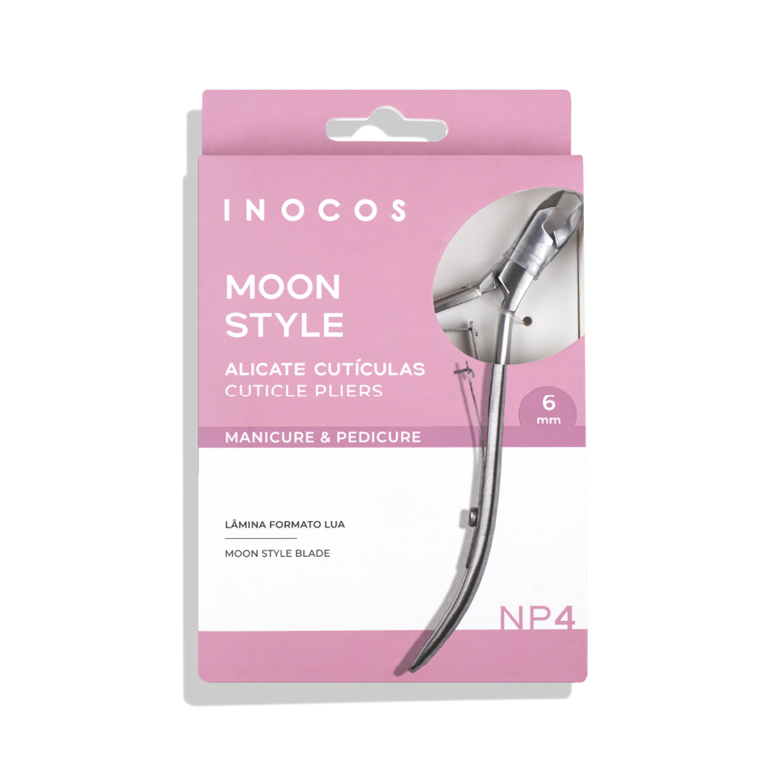 Inocos alicate manicure e pedicure moon style 6mm NP4