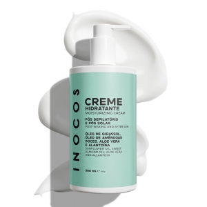 Inocos creme hidratante pós depilatório e pós solar 500ml