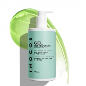 Inocos gel refrescante pós depilatório e pós solar 500ml