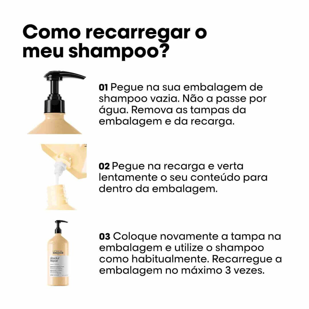 Loreal SE Absolut Repair champô recarga