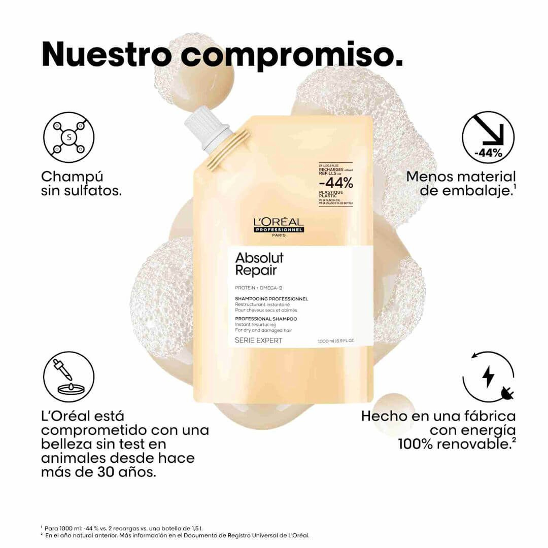 Loreal SE Absolut Repair champô recarga
