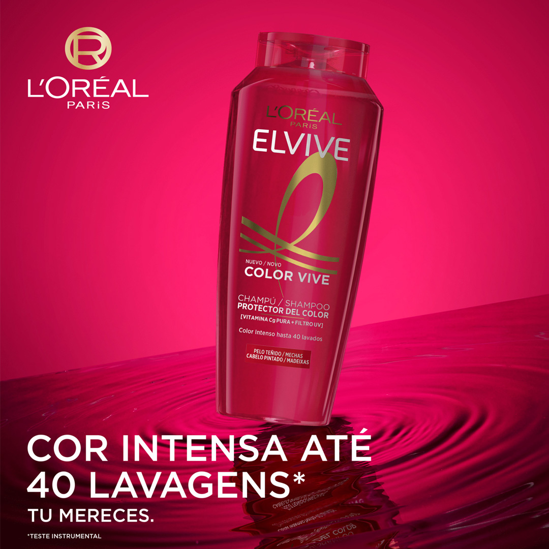 Loreal Paris Elvive Color Vive champô