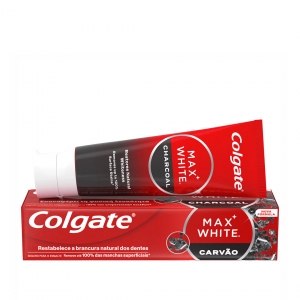 Colgate pasta de dentes max white branqueadora carvão 75ml