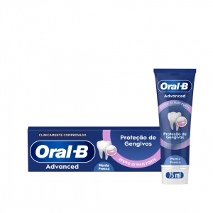 Oral-B pasta de dentes advanced proteção gengivas 75ml