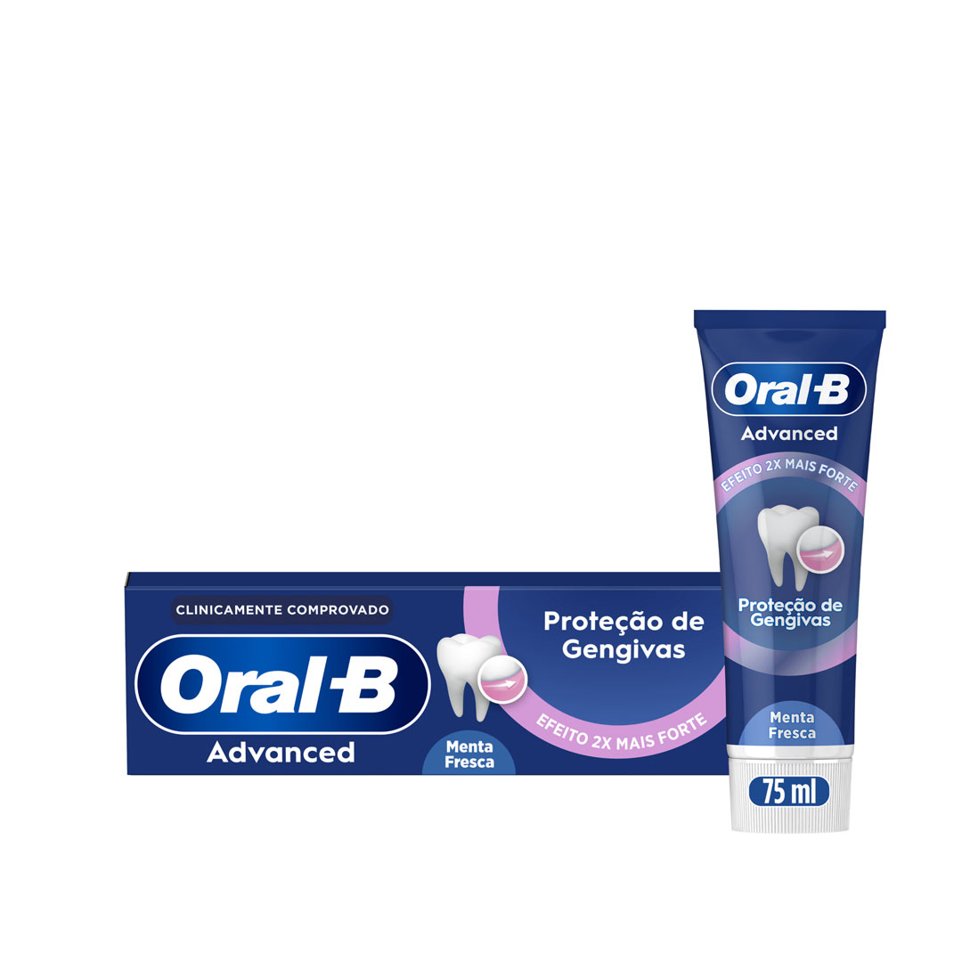 Oral-B pasta de dentes advanced proteção gengivas