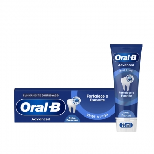 Oral-B pasta de dentes advanced fortalecedora esmalte 75ml