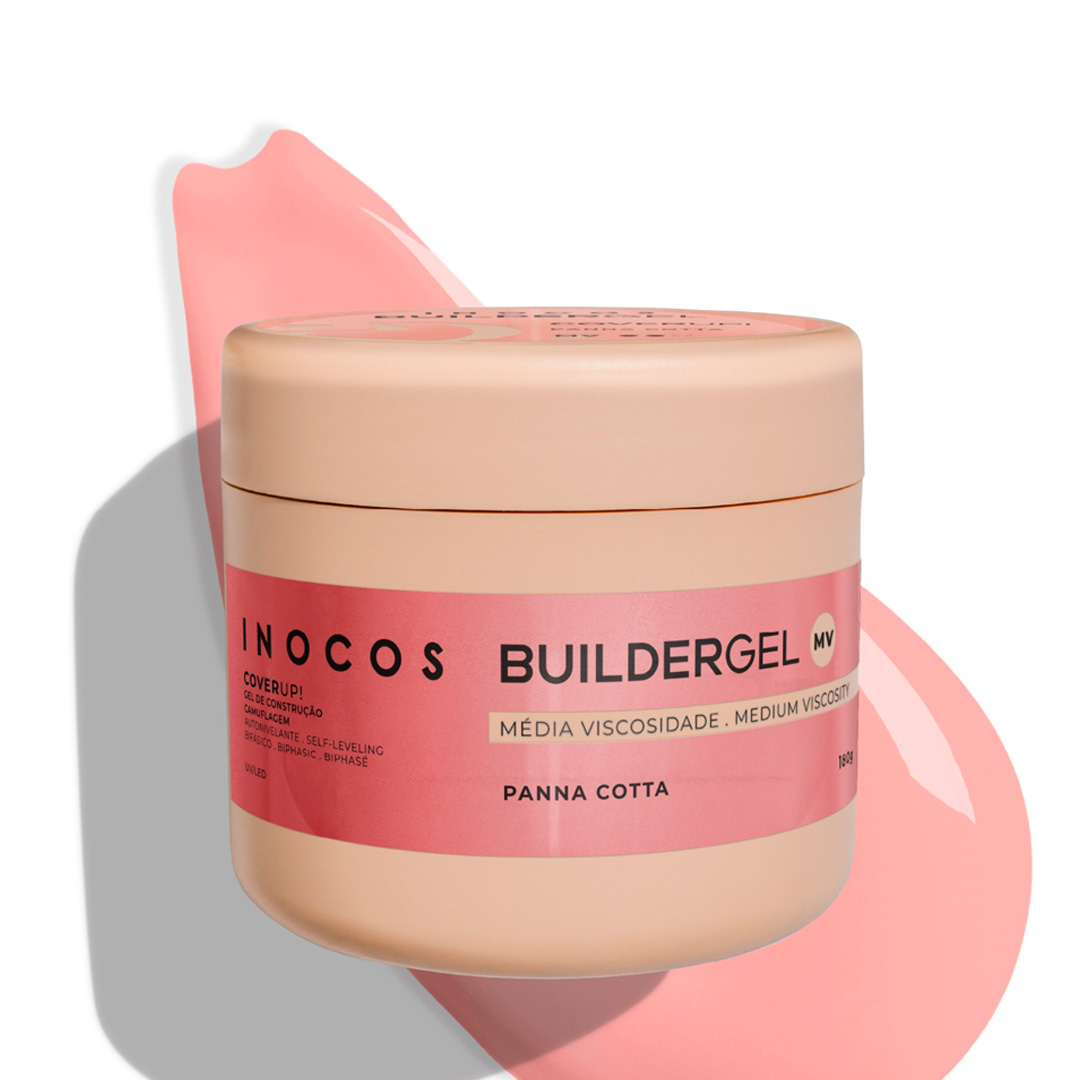Inocos gel de construction pour ongles viscosité moyenne cover up panna cotta