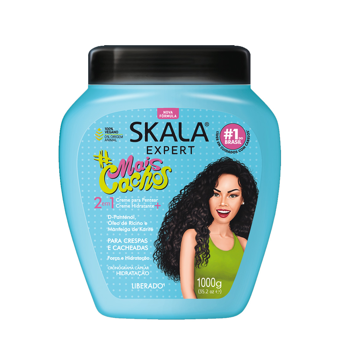 Skala Expert Mais Cachos 2 em 1 máscara