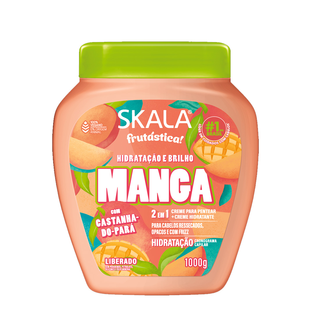 Skala Frutástica Manga 2 em 1 máscara