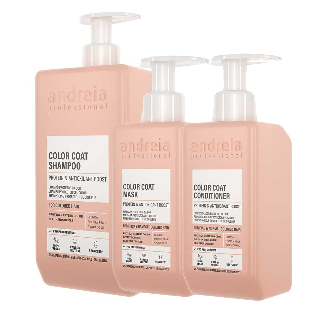 Andreia Vegan Color Coat champú+mascarilla oferta acondicionador