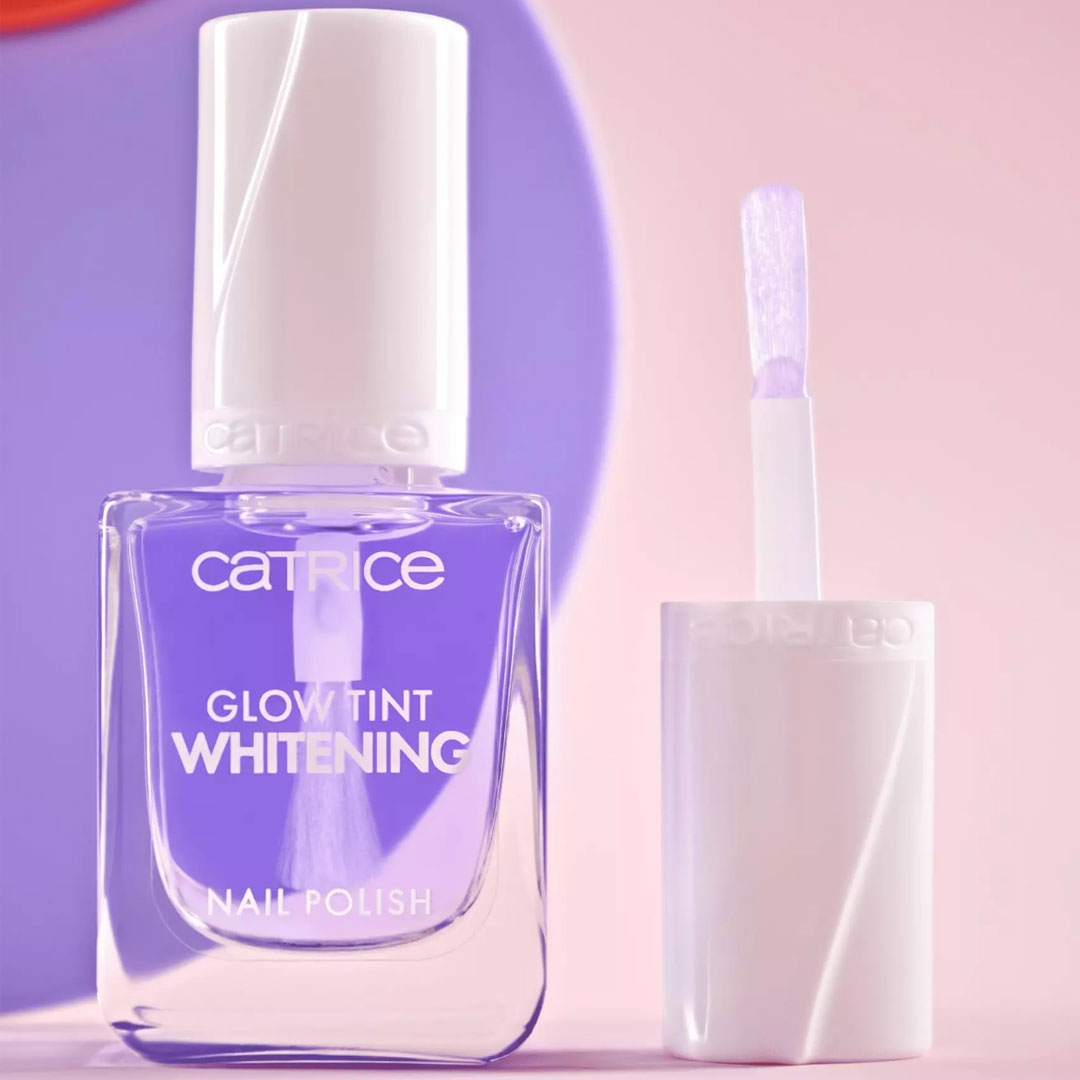 Catrice Glow Tint Whitening nail polish 020 Bye Bye Yellow