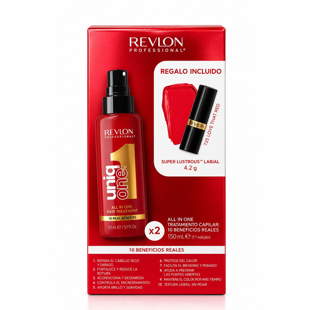 Revlon Uniq One New All in One Duo Pack spray offer lipstick