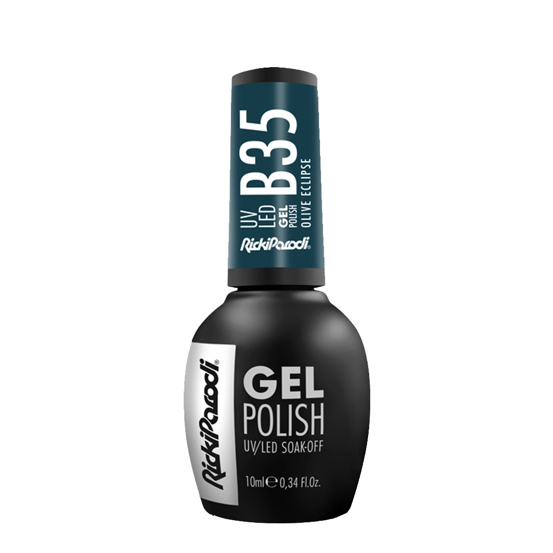 Rickiparodi esmalte de uñas de gel B35 Olive Eclipse
