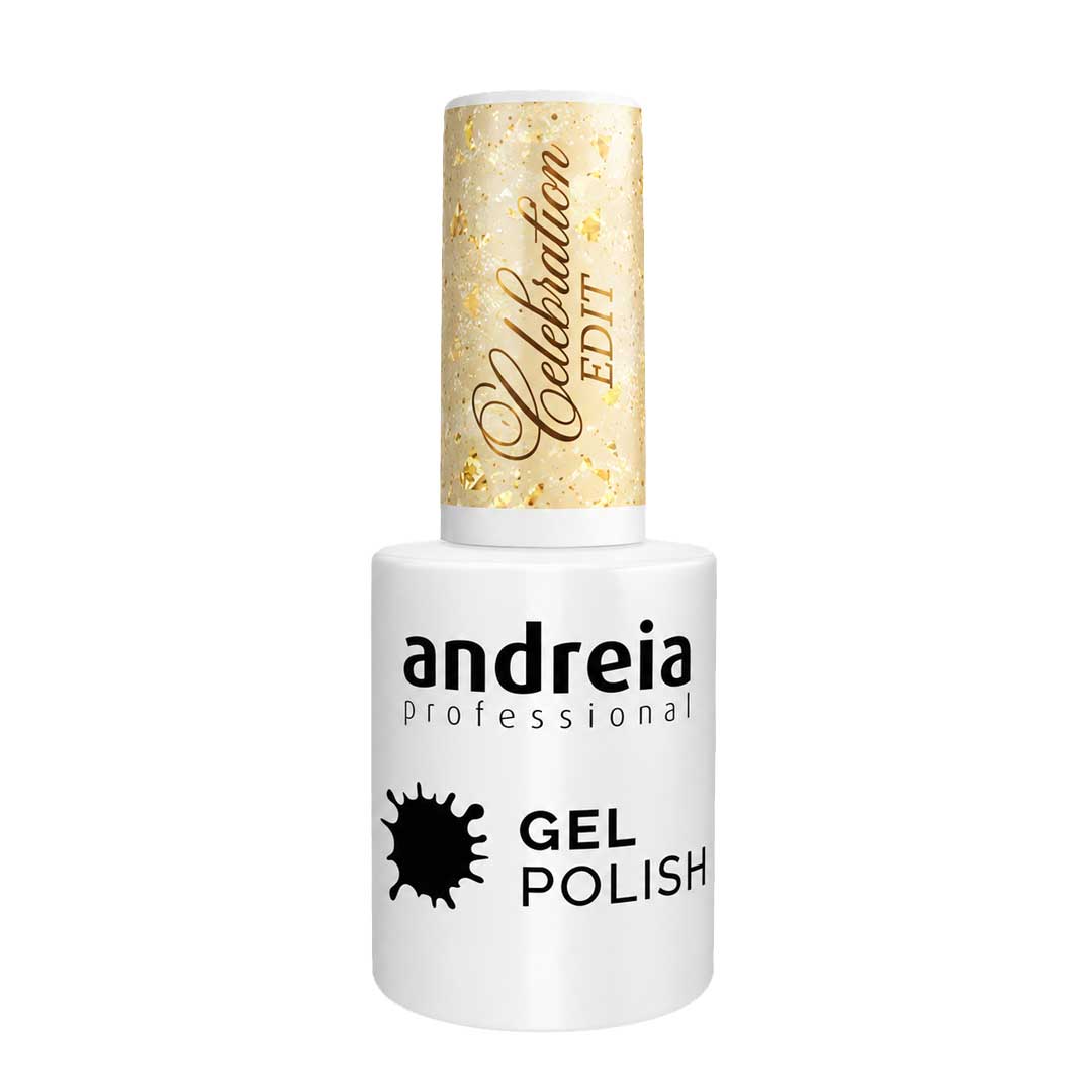 Andreia verniz gel Celebration Edit CE1 - Glitter Branco e Prata