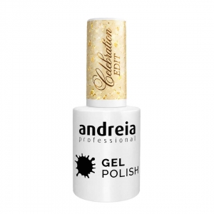 Andreia verniz gel Celebration Edit CE1 - Glitter Branco e Prata 10.5ml