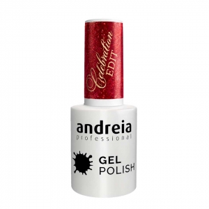 Andreia verniz gel Celebration Edit CE3 - Glitter Branco e Prata 10.5ml