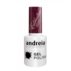 Andreia verniz gel Celebration Edit CE5 - Glitter Branco e Prata 10.5ml