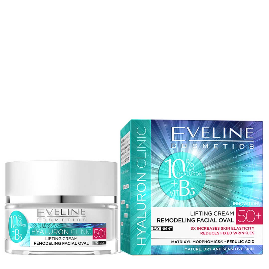 Eveline Hyaluron day and night cream 50+