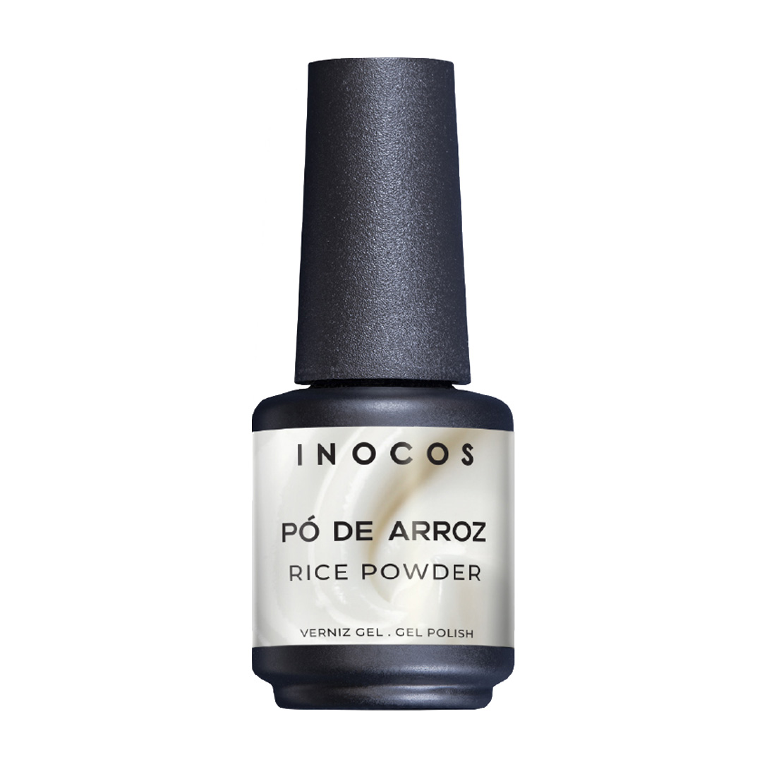 Inocos esmalte gel pó de arroz
