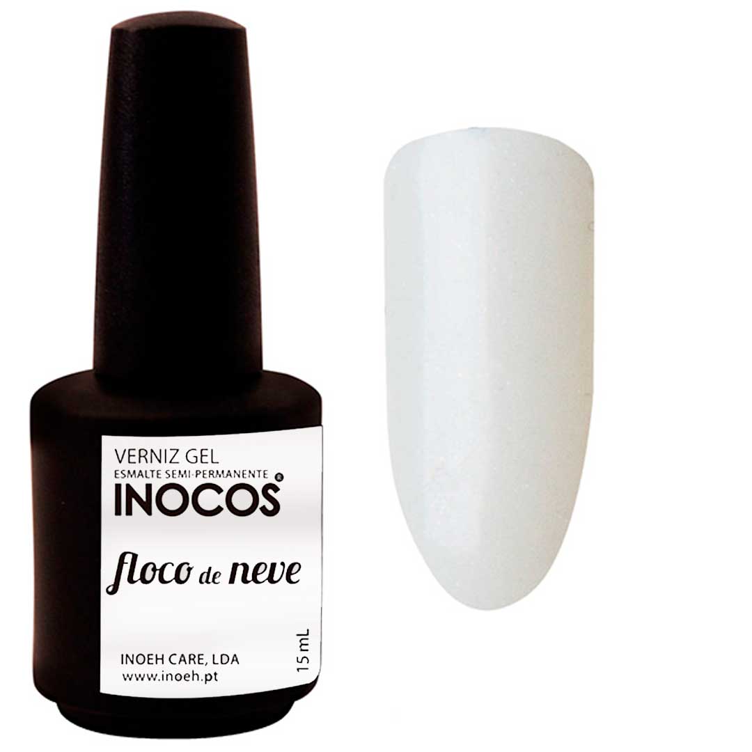 Inocos verniz gel floco de neve