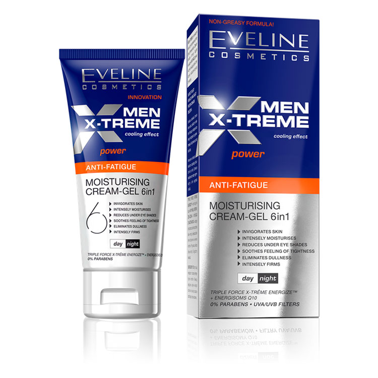 Eveline Men moisturizing cream 6em1 anti-fadiga