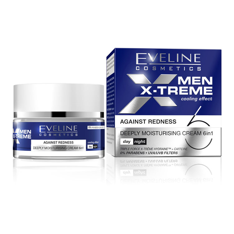 Eveline Men moisturizing cream 6em1 anti-redeness