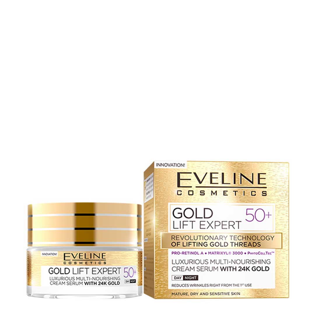 Eveline Gold Lift expert noite e dia creme 50+