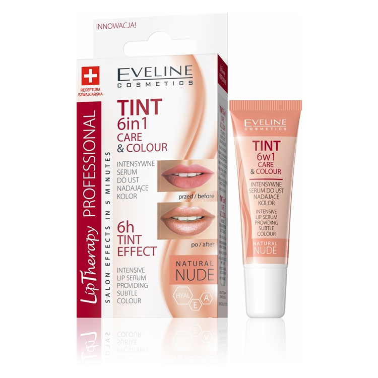 Eveline Lip Therapy Tint 6 em 1 nude