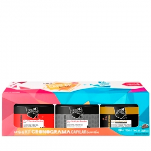 Real Natura Bomba Mini Kit cronograma capilar 600ml